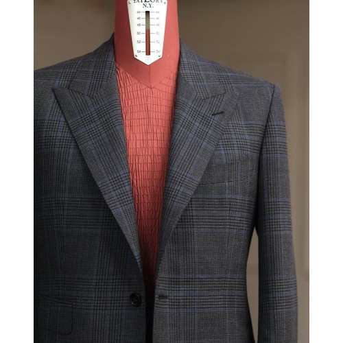 Charcoal Glen Check by Browns Tailor